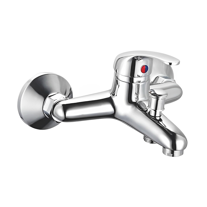 OJ-J1283H Bathtub Seomra Folctha Faucet Láimhe Aonair Balla Feistithe Cith Meascthóir Comhla Cith Beartaíonn Sinc Alloy Cith Faucet